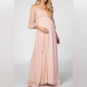 Light Pink Maternity Gown Brand Pinkblush Size Small